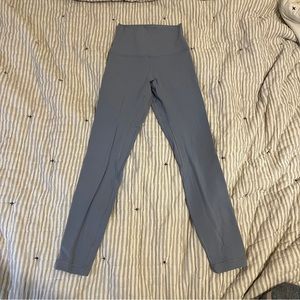 Blue/Grey lululemon 25” Align leggings - size 2